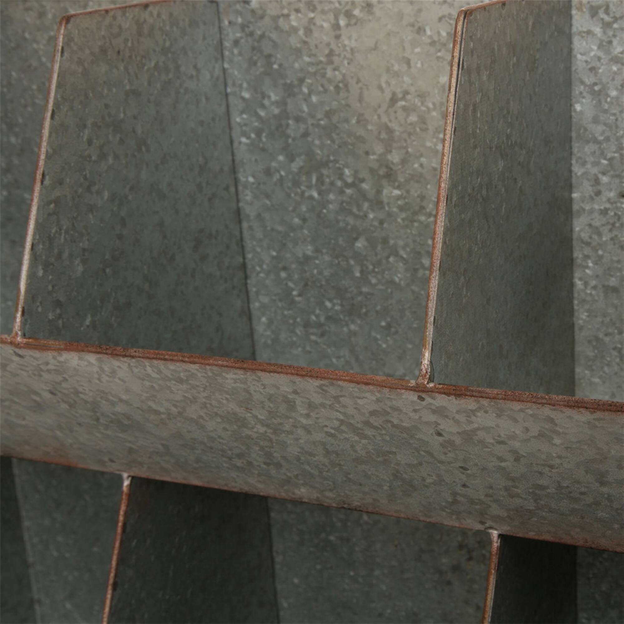 Glitzhome® Galvanized Storage Standing Shelf